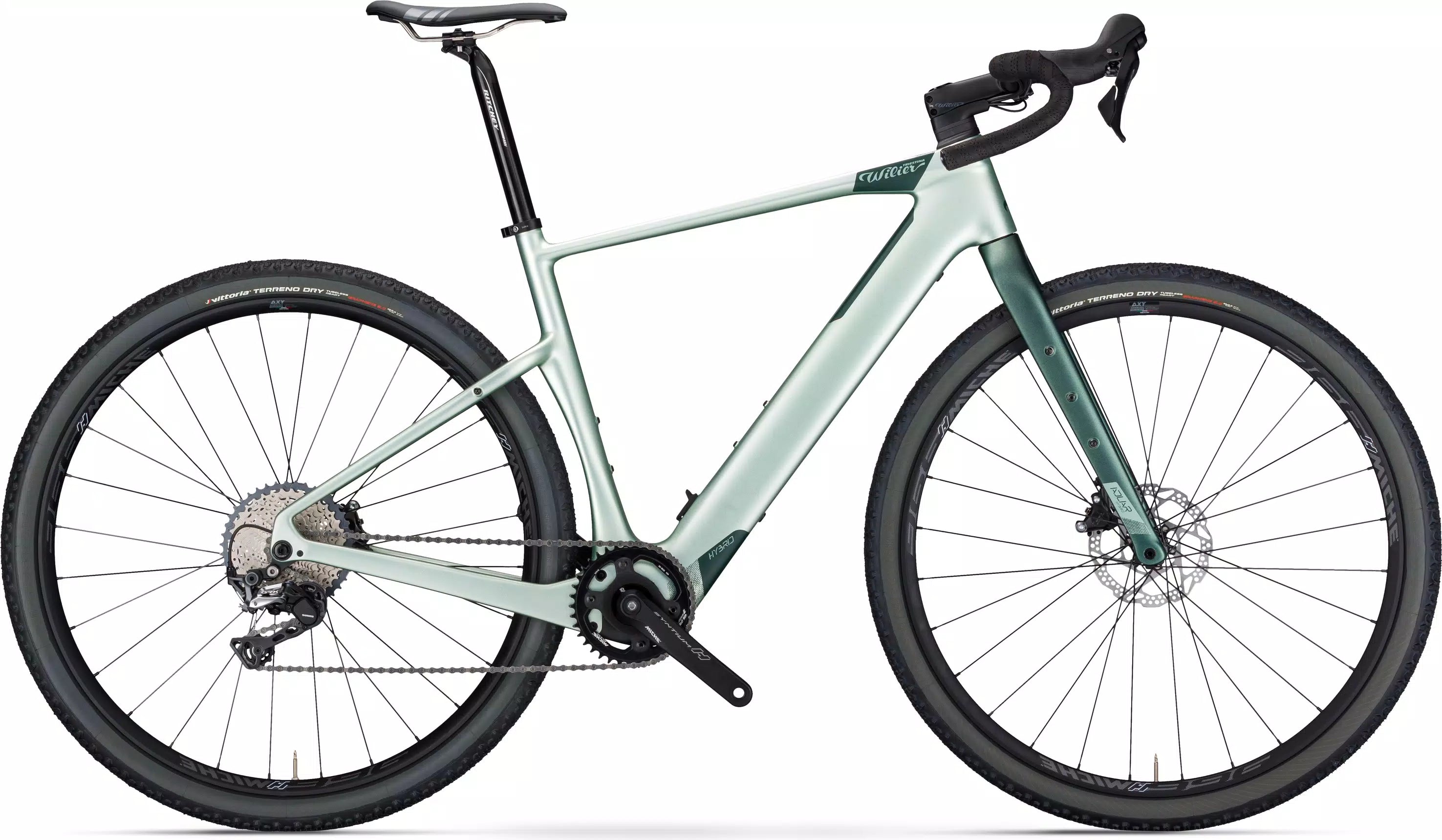 BIKE WILIER ADLAR HYBRID GRX 1X12 TQ 966H +KIT BIKEPACKING PEDAL ASSIST E-BIKE